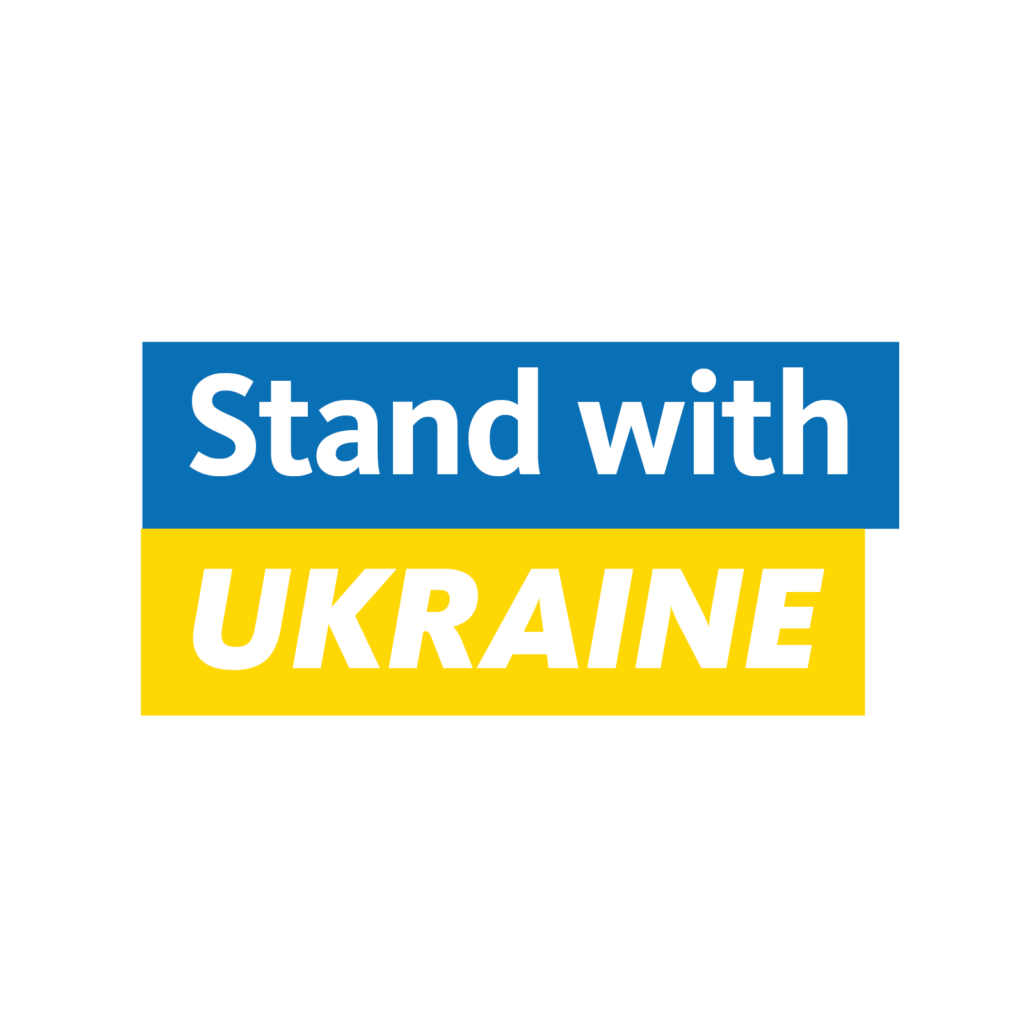 Wir stehen an der Seite der Ukraine.